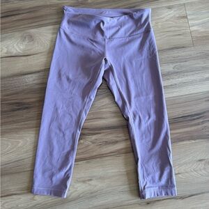 Lululemon Lavender Cropped Leggings